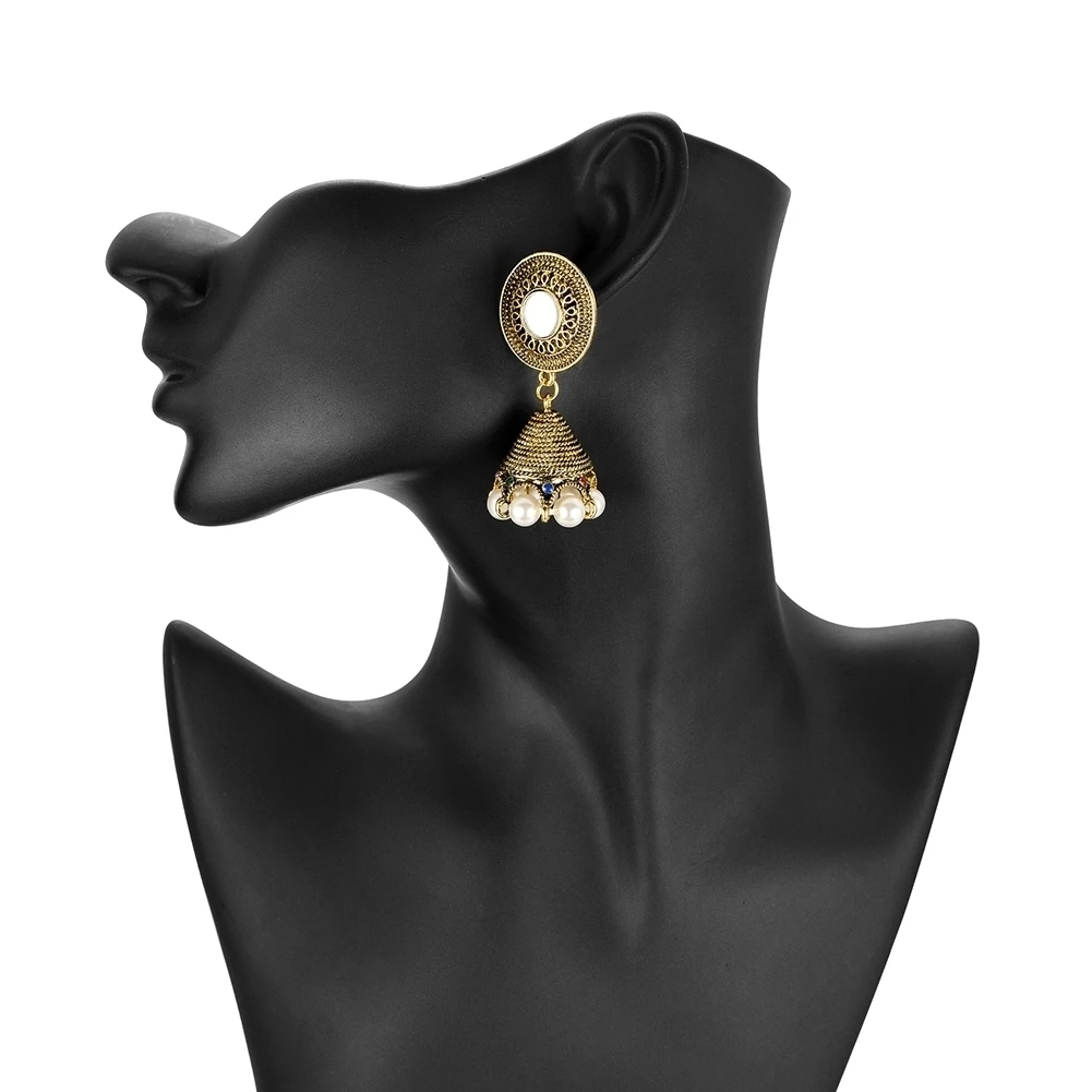 Brinco серьги античные Jhumki Jhumka висячие серьги этические племенные ювелирные изделия Ближний Восток Ретро Национальный стиль колокол