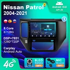 Автомагнитола Android 10, автомобильный мультимедийный видеоплеер для Nissan патруль V 5 Y61 2004-2021, навигация GPS, 4G, Wi-Fi, BT, 2 din, DVD-плеер