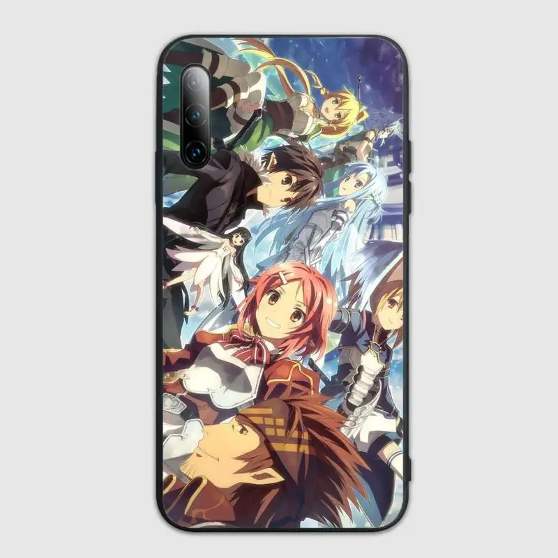 

Anime SAO Sword Art Online Phone Case For SamsungA 51 6 71 8 9 10 20 40 50 70 20s 30 10 plus 2018 Cover Fundas Coque