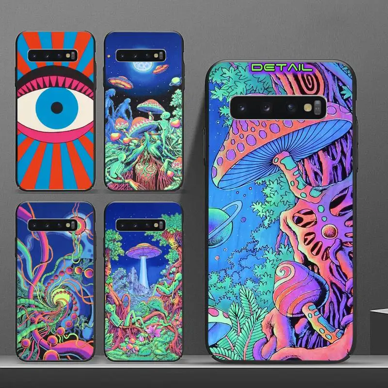 

Aesthetics Cute Cartoon alien space Phone Case For Samsung A50 A51 A71 A20E A20S S10 S20 S21 S30 Plus ultra 5G M11 funda shell