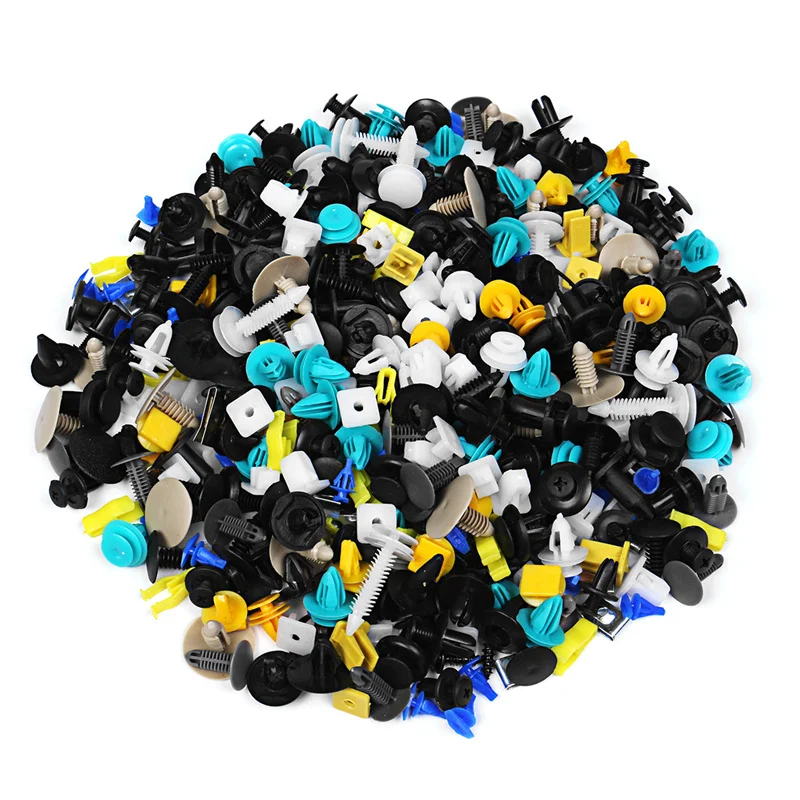 

200 шт. гибридные автомобильные крепежи зажим бампера крепежи для фиксации заклепки подкладка крыла двери универсально подходит для автомоб...