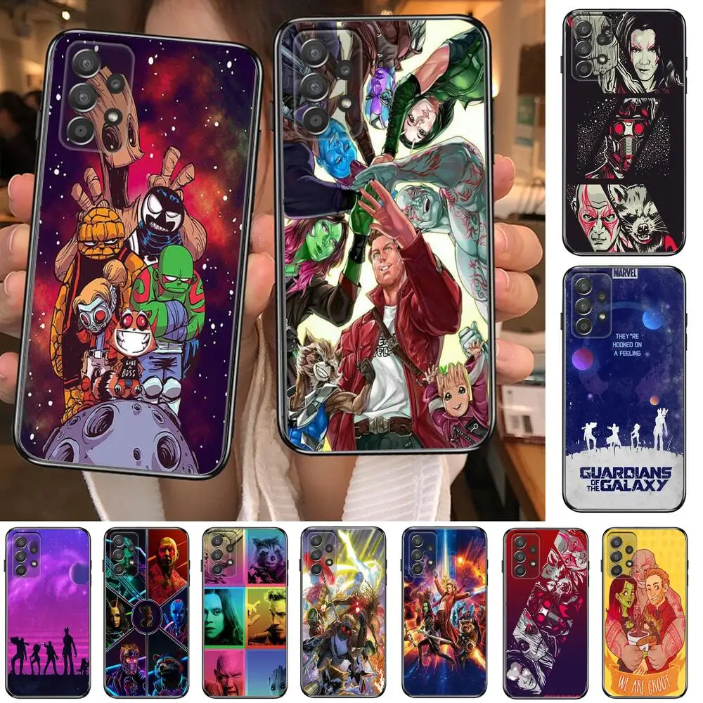 

Galaxy guard Phone Case Hull For Samsung Galaxy A70 A50 A51 A71 A52 A40 A30 A31 A90 A20E 5G S Black Shell Art Cell Cove