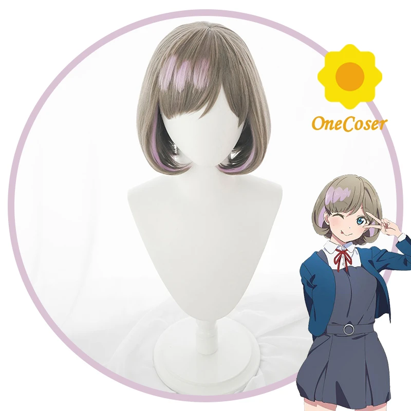 Love live! Суперзвезда! Парик для косплея Tang Keke короткие волосы синтетические ТЭН