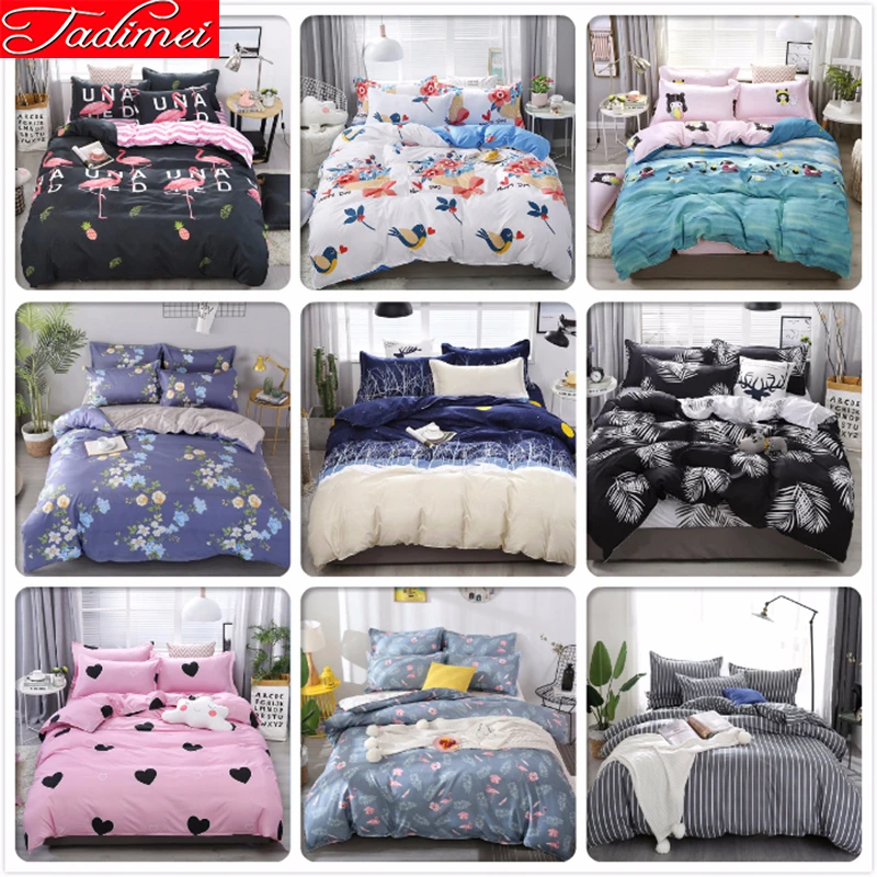 (Пододеяльник простынь и наволочки) для взрослых детей девочек мальчиков Мягкий