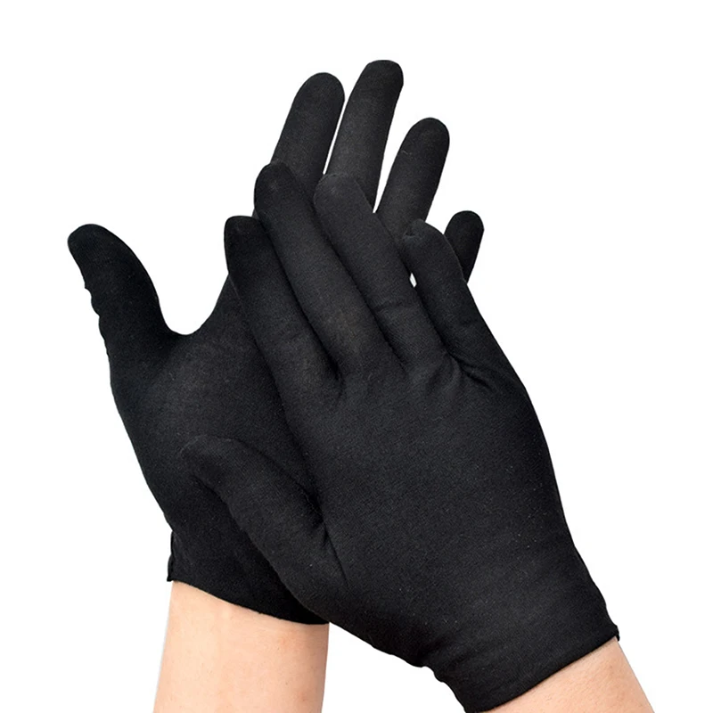 

6pairs Summer Spandex Gloves Women Men Sexy Mittens Sun Protection Black Etiquette Thin Short Stretch Dressy Dance Gloves