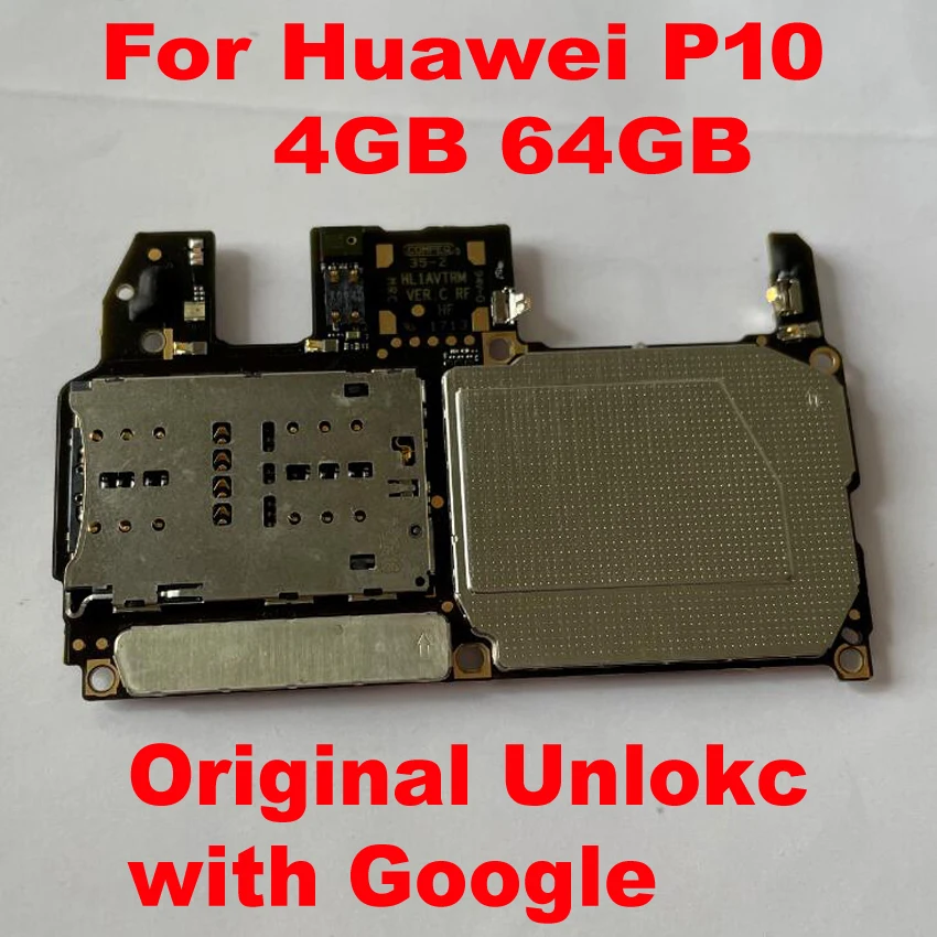 Оригинальная Рабочая материнская плата разблокировки для Huawei P10 Android OS схемы