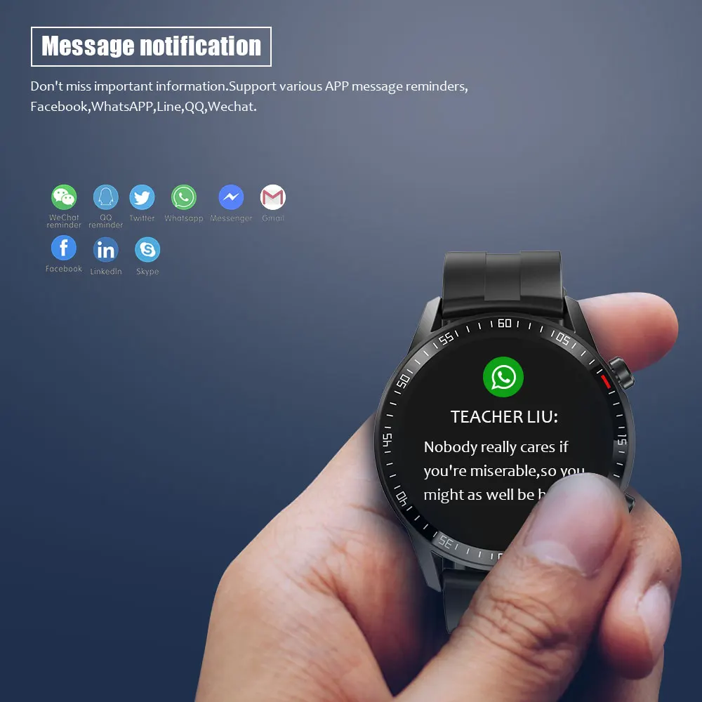 

Q88 Smart Watch Bluetooth Call 46MM Full Round Watch Heart Rate Monitor Dial Answer Call Sport Fitness Men Smartwatch IWO