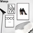 Современная модная девушка холст фотокартина настенное искусство картины для гостиной черно-белый скандинавский Декор для дома