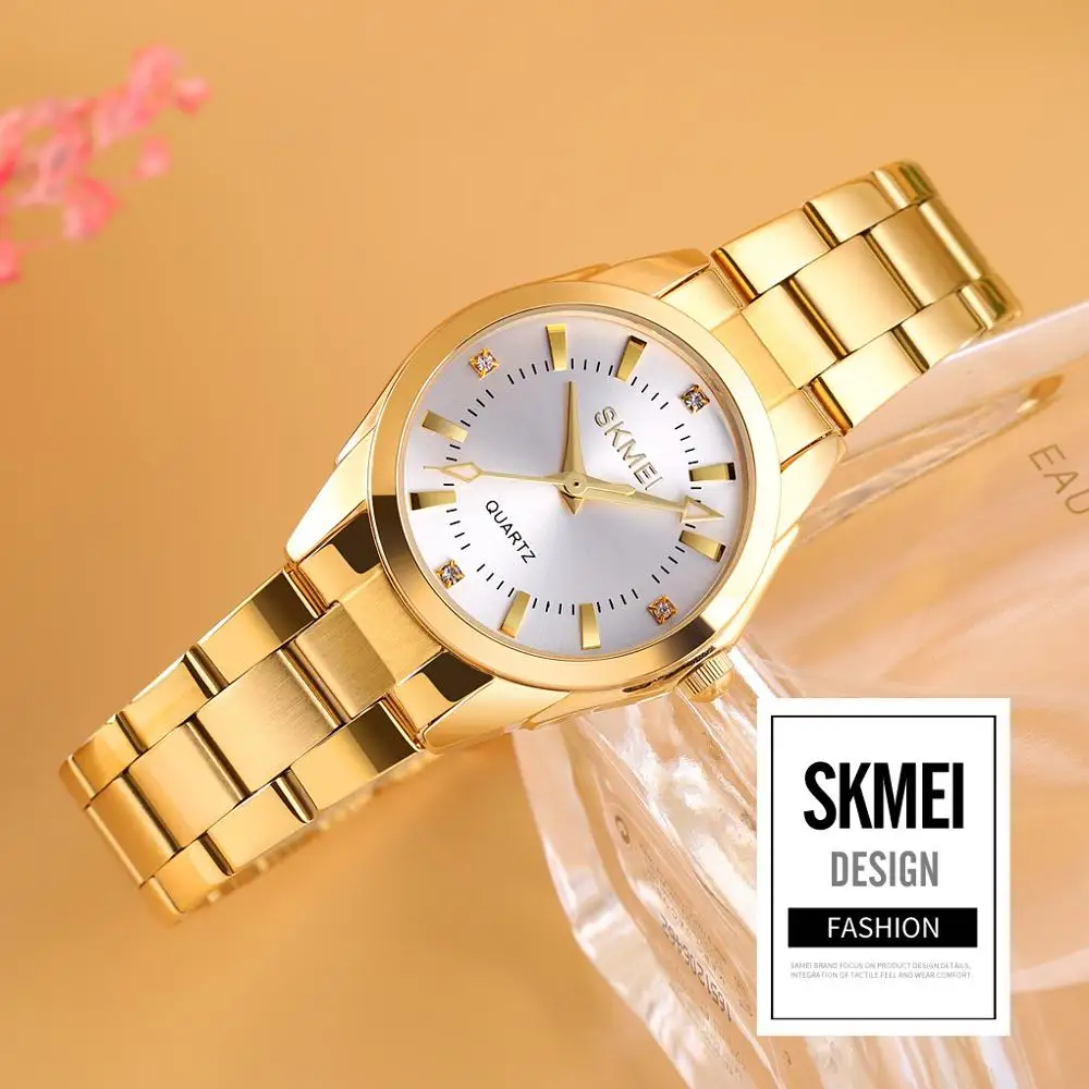 SKMEI Casual Women Romantic Quartz Watches Luxury Female Girl Clock Waterproof Ladies Wristwatches Relogio Feminino 1620