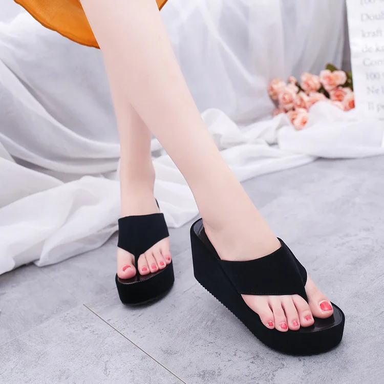 

Leather Open Toe Fashion Leisure Beach Walk Slippers Flat Color Student Shoes slippers women summer flip flops women shoes