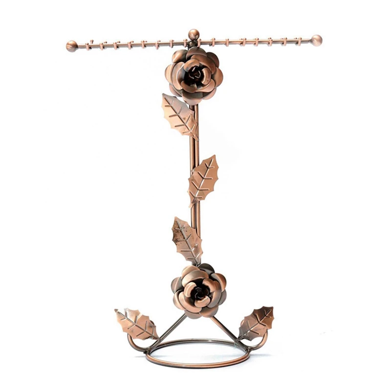 

Rose Double Row Necklace Stand Jewelry Stand Bracelet Bracelet Earring Jewelry Display Stand Jewelry Props