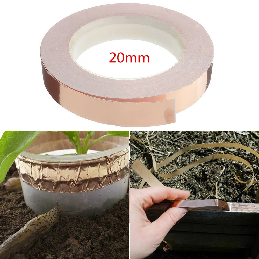 30 м клейкая проводящая медная рулонная лента Репеллент для гитарного пикапа