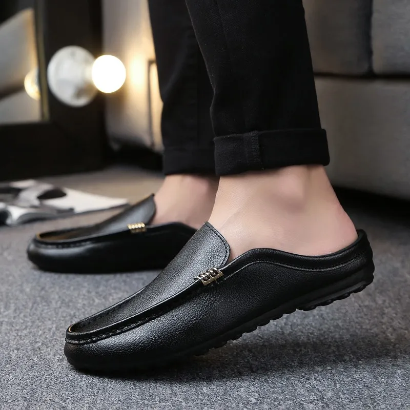 Лидер продаж 2019 г. Повседневная мужская обувь Летняя из искусственной кожи на