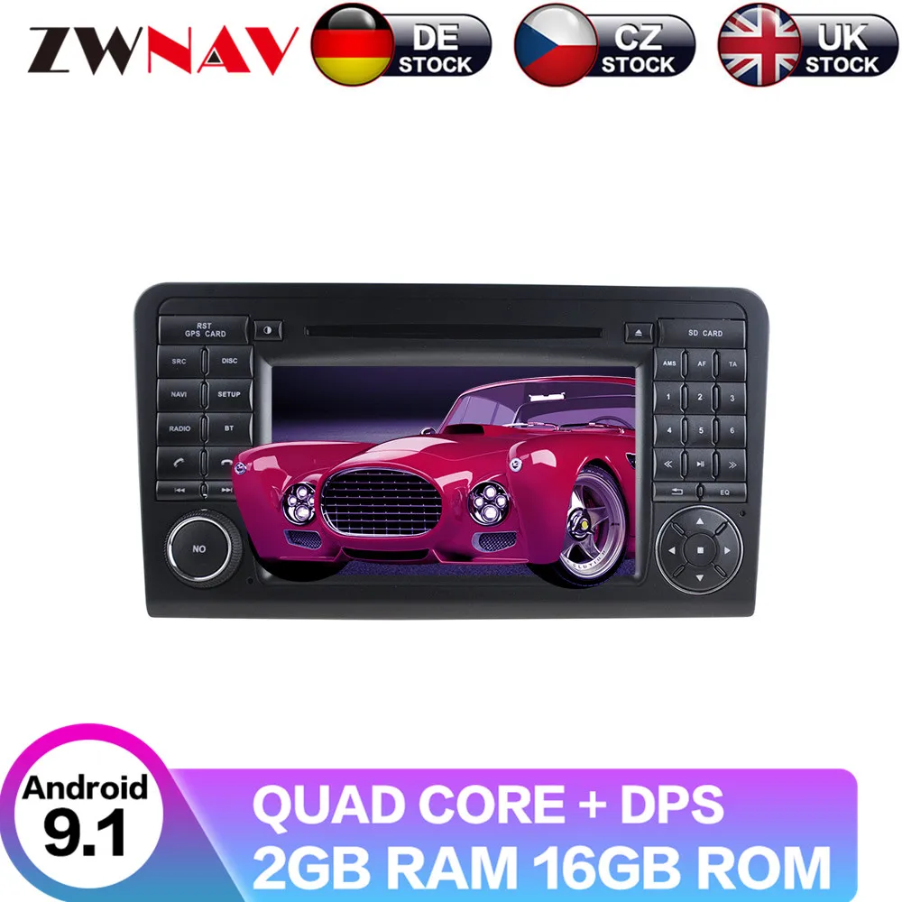 Автомагнитола с DSP для Mercedes Benz ML clase W164 2005 2012 без DVD видеоплеера мультимедиа GPS