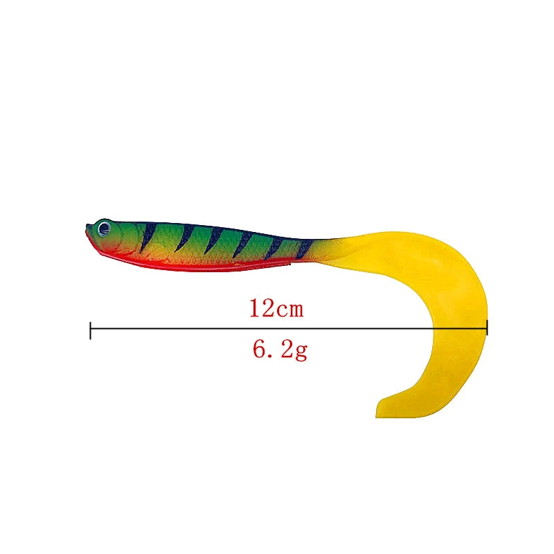 Новинка 2021 мягкая рыба популярная приманка рыболовные приманки Viber Shad для скалы