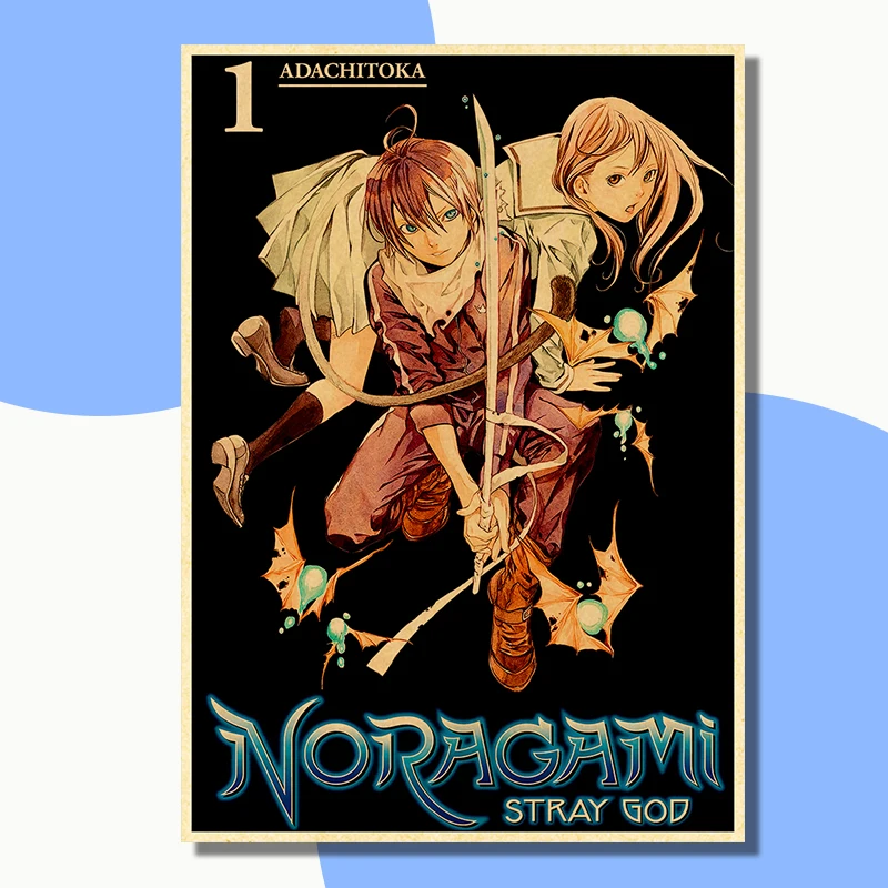 Постер Noragami Декор аниме постеры для домашней комнаты Настенная Наклейка Pictur