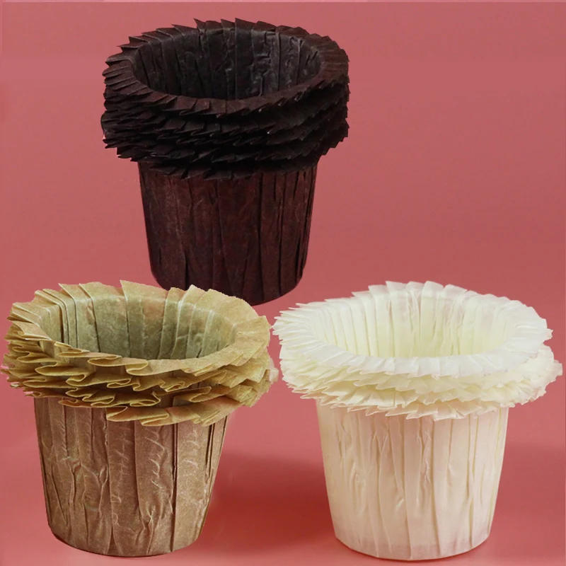 120 шт в форме шляпы капкейки вкладыши маслостойкие Маффин бумажный держатель для