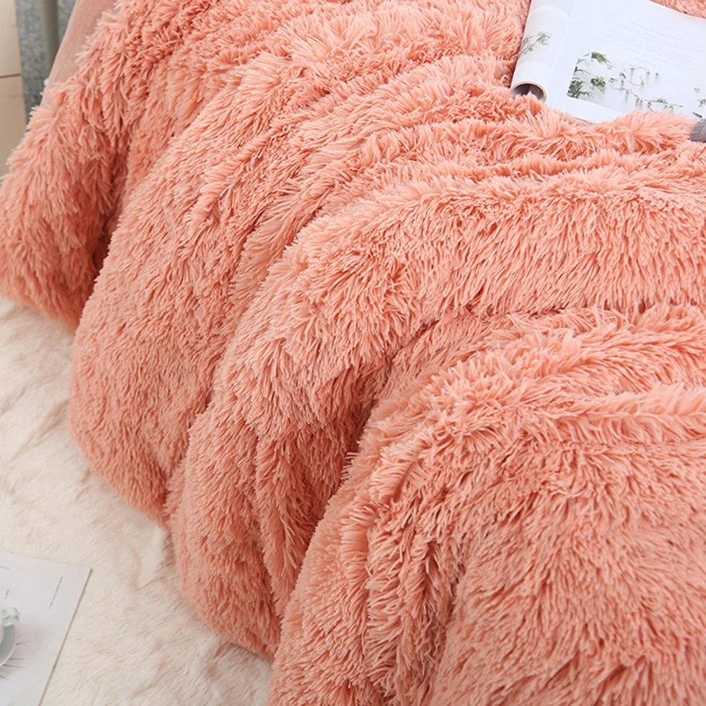 

80x120cm Soft Fluffy Shaggy Warm Bed Sofa Bedspread Bedding Sheet Throw Blanket