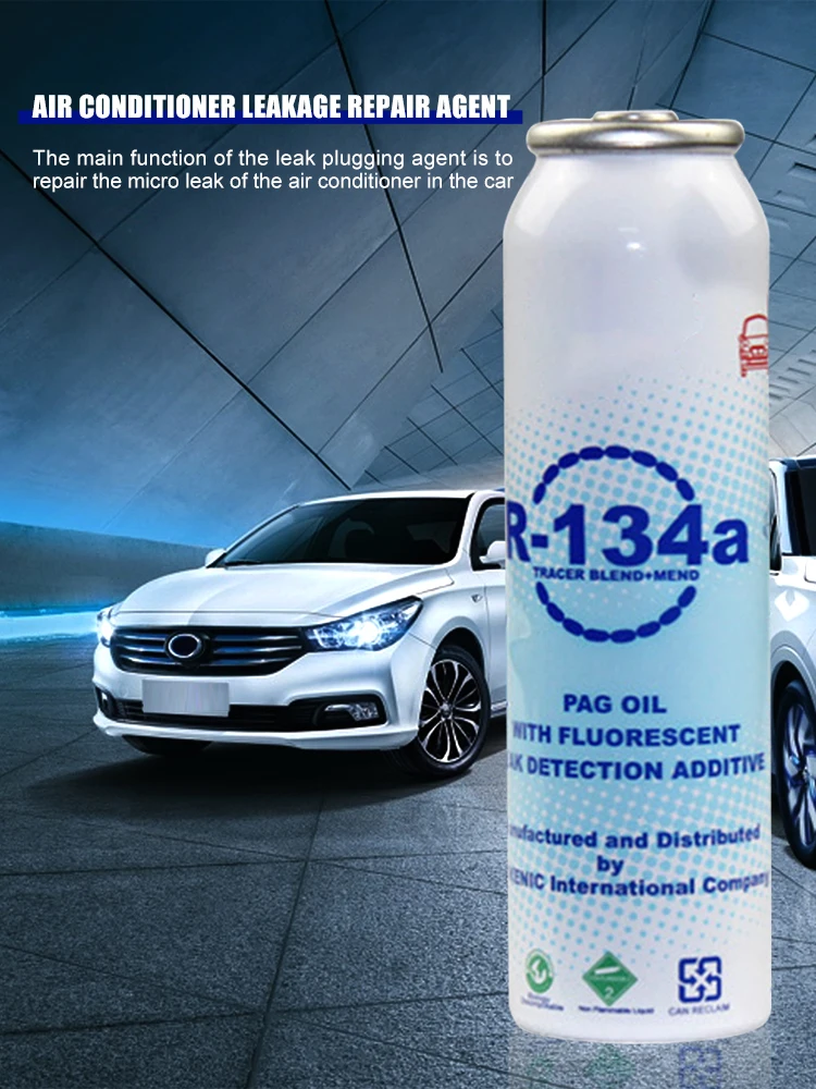 

70ml Small Capacity Air Conditioner Plugging Leakproof Agent Car Fluorescent Leak Detection R134A Refrigerant Auto Repair Fluid