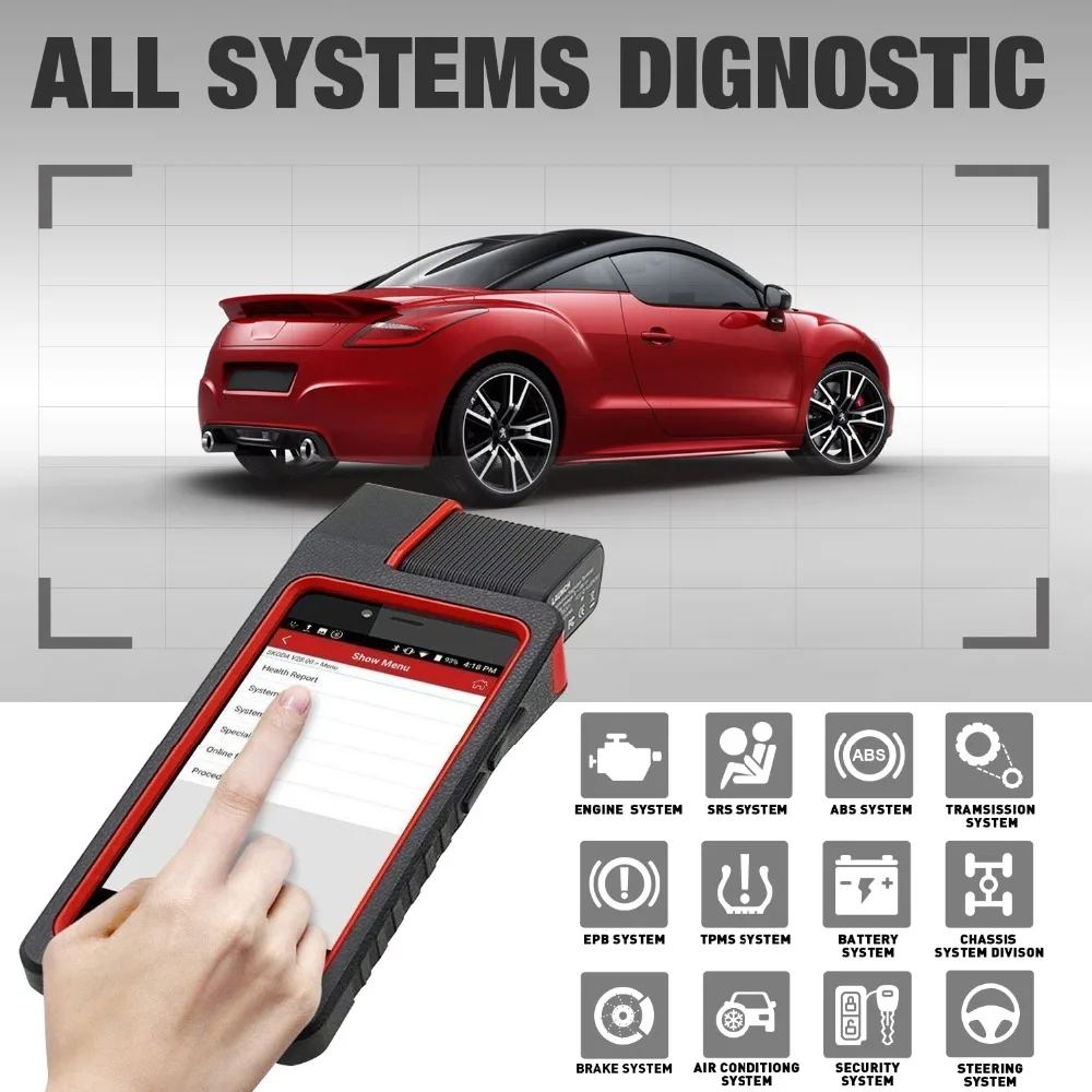 LAUNCH X431 Diagun IV Bluetooth/Wifi OBD2 Автомобильная полная система диагностический инструмент Многоязычный 2 года бесплатное обновление