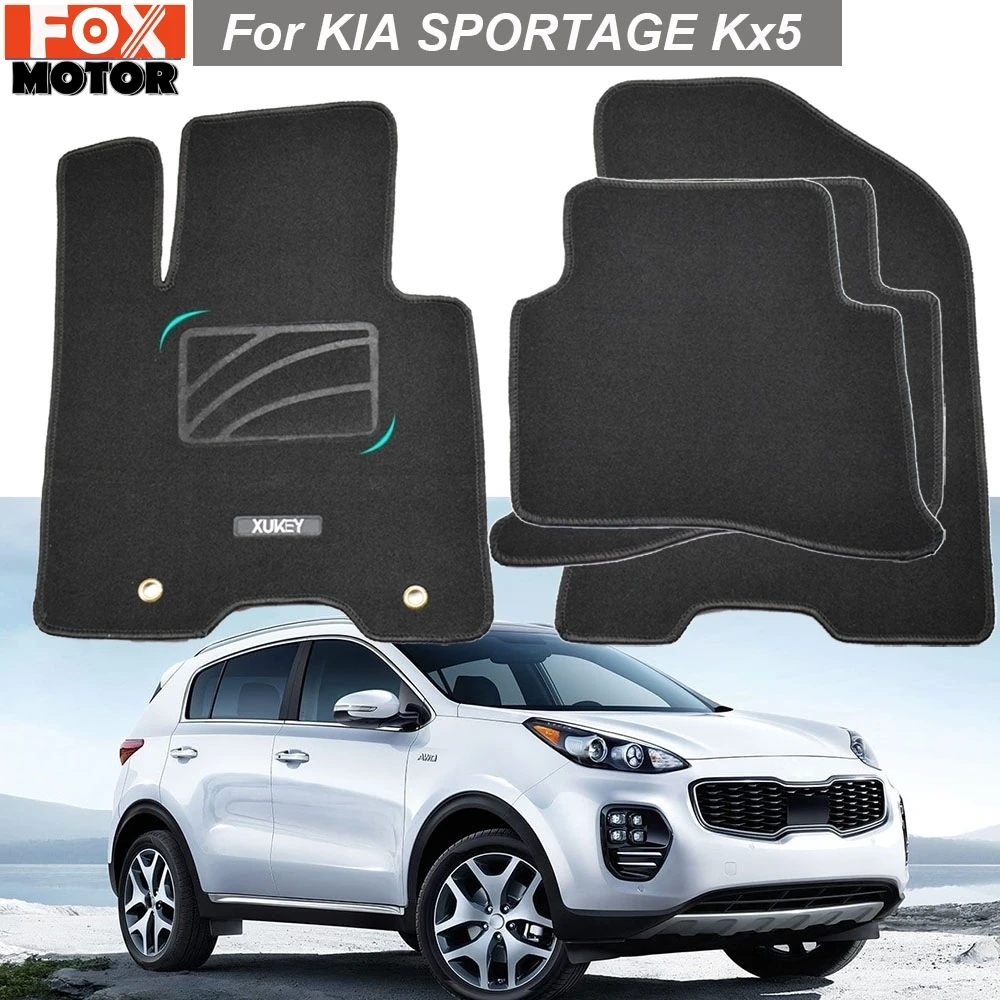 

Для Kia SPORTAGE Kx5 2016 2017 2018 2019 LHD Автомобильный коврик ковер под заказ Передняя Задняя подкладка противоскользящая накладка Водонепроницаемая бе...