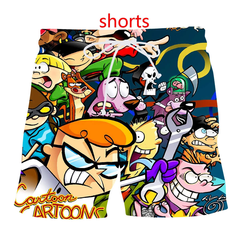 

90S Cartoon 3D Print Vests/Tee Shirt/Sweatshirts/Zip Hoodies/Pants Fashion Men Streetwear Harajuku Funny Hip Hop Tracksuit Coats