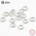 Новинка 2019, кольца из стерлингового серебра 925 пробы 3-8 мм, круглые серебряные кольца с отверстием, серебряные бусины для изготовления браслетов, ожерелий, ювелирных изделий сделай сам