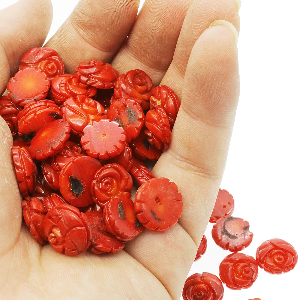 Бусины из натурального бамбука для изготовления ювелирных изделий 5 цветов |