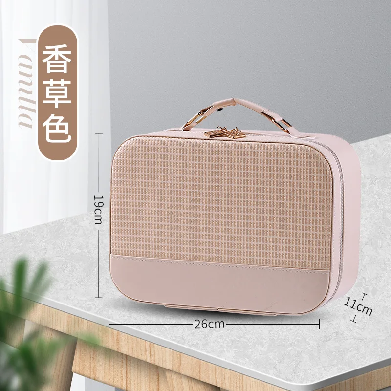 2022 Fashion Lovely Cosmetic Box Portable Cosmetic Home Storage Box Cosmetic Bag Large Capacity Travel Cosmetic Storage Box