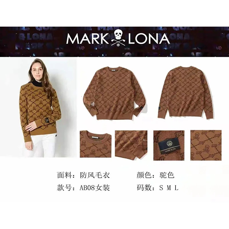 

Golf sweater women round collar new velvet women's sweater AB08