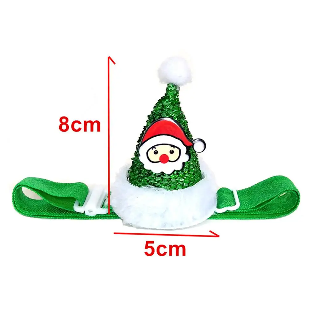 Рождественский головной убор для собаки кошки костюм питомца праздничная одежда