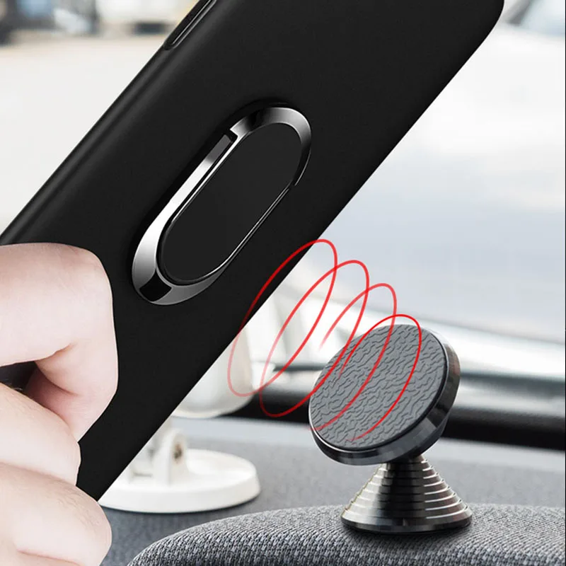 Мобильный телефон с держателем вращающееся кольцо поворотом на 360 градусов для