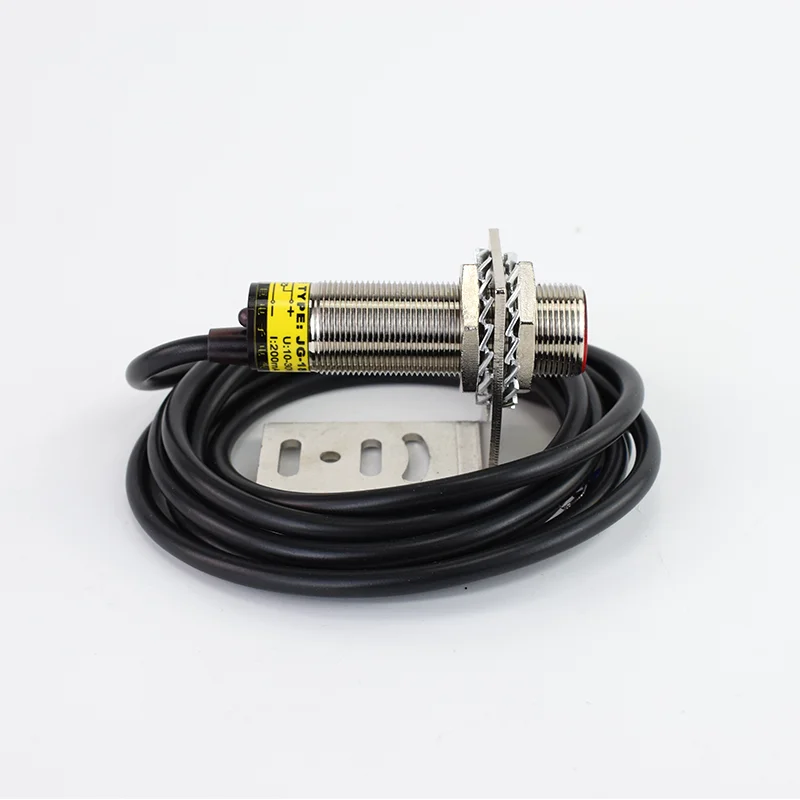 M18 Laser Sensor Diffuse Reflection Photoelectric Switch Visible Infrared 0-80cm Adjustable | Инструменты