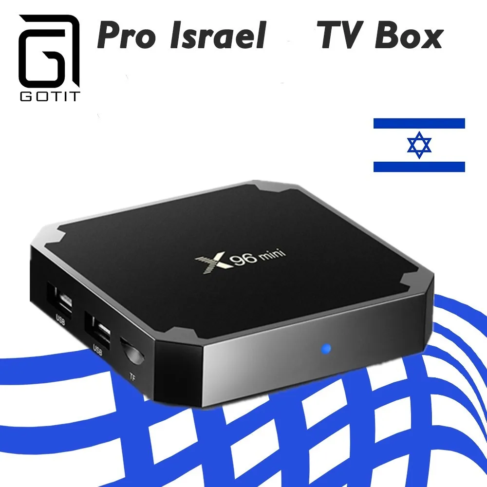GOTIT Israel IP TV Box X96 mini Android 9 0 8G/16G box Скандинавская Испания голландская Греция IPTV Smart tv