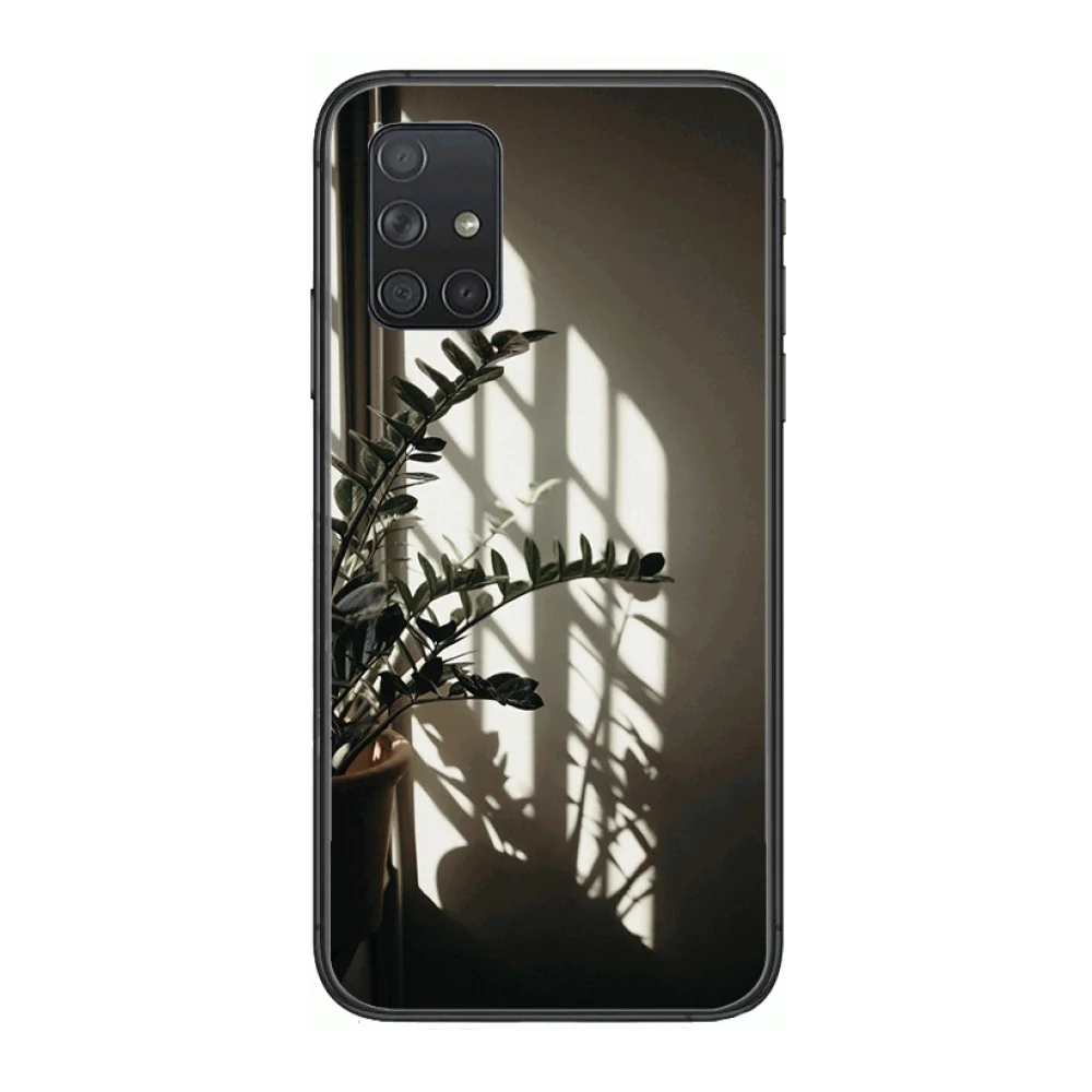 

Sunny corner Phone Case Hull For Samsung Galaxy A 50 51 20 71 70 40 30 10 E 4G 5G S Black Shell Art Cell Cover