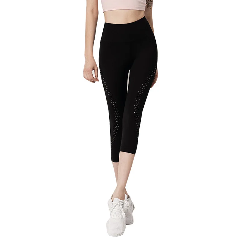 

Skull Print Leggings Women Fitness Pants Running Sexy Push Up Gym Wear High Elastic Slim Workout Sport Pant