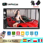 LeeKooLuu 2 din Авторадио 2din стерео 7-дюймовый сенсорный экран видео MP5 плеер Авто Радио Bluetooth Android Mirrorlink автомобильный мультимедиа