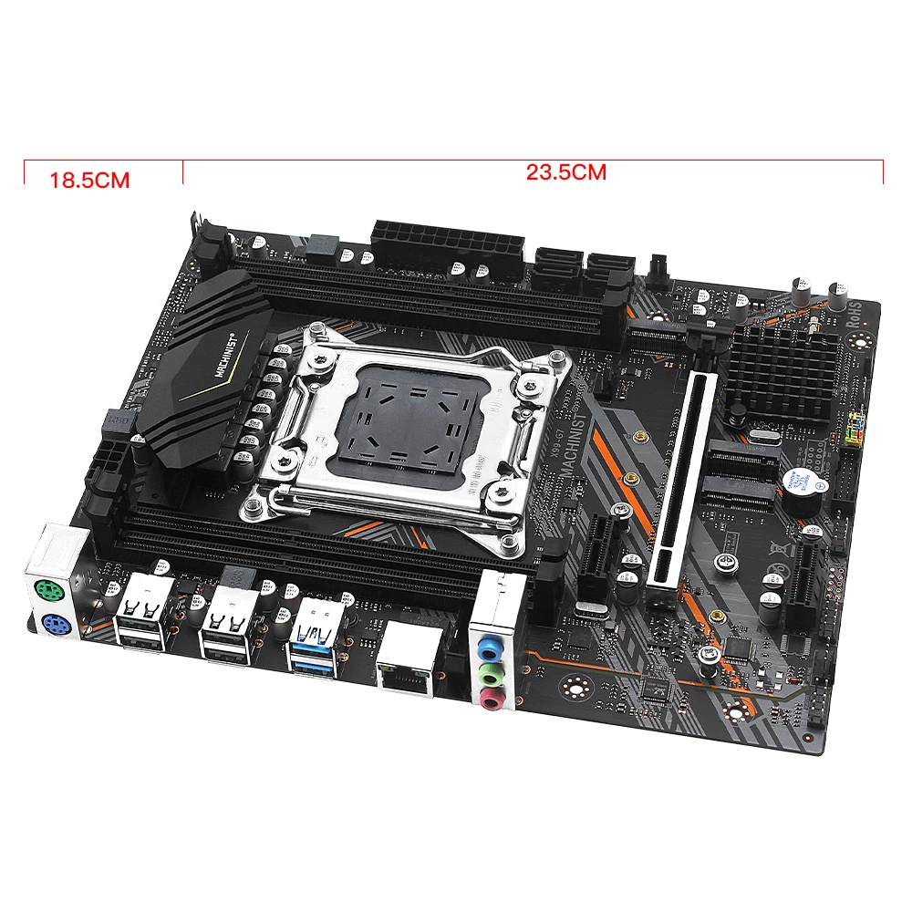 MACHINIST X99 LGA 2011-3 материнская плата M-ATX с M.2 NVME USB2.0 USB3.0 поддержка DDR3 ECC ram четыре канала