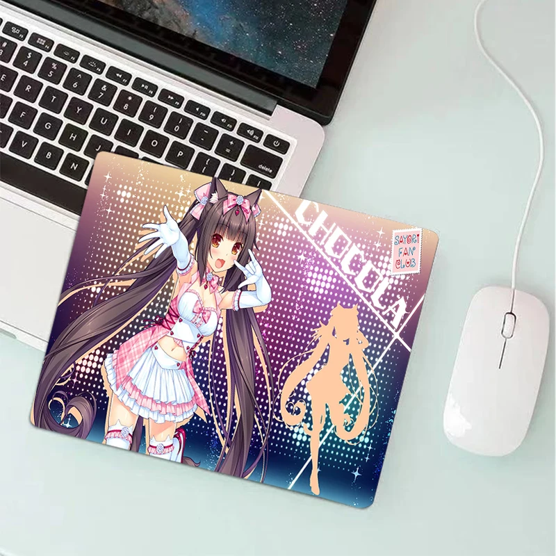 

Anime NEKOPARA Small Mouse Pad Gabinete PC Gamer Gamers Decoracion Computer Desk Mat Varmilo Keyboard Sexy Girl Laptop Mousepad