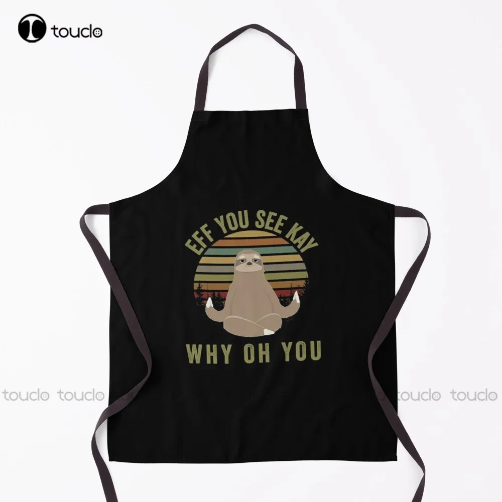 

Eff You See Kay Why Oh You Apron Server Aprons Garden Kitchen Household Cleaning Personalized Custom Apron Unisex Adult