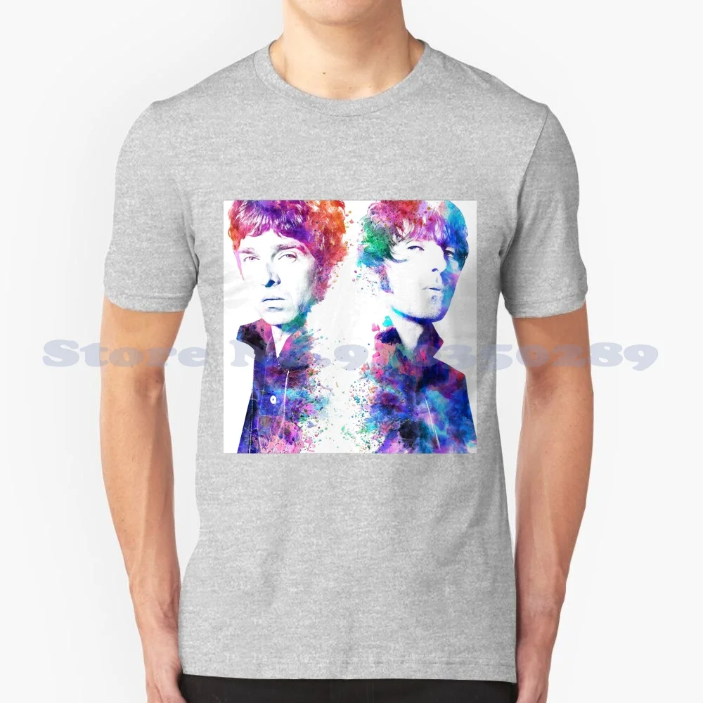 Оригинальная забавная женская футболка с акварельным ремешком Ноэль Лиам музыка