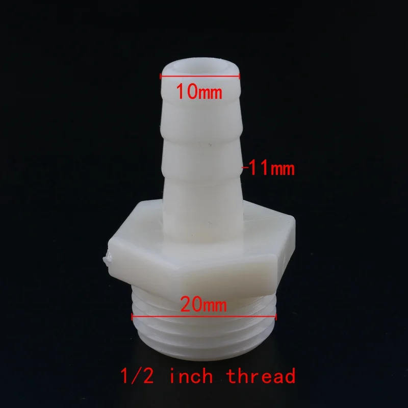1I2 8 шт. 1/2 3/4 1 дюйм резьба адаптер штуцер для садового шланга ПВХ шланг разъем для садового шланга резервуар для воды аквариумные аксессуары для аквариумов - Цвет: 1I2