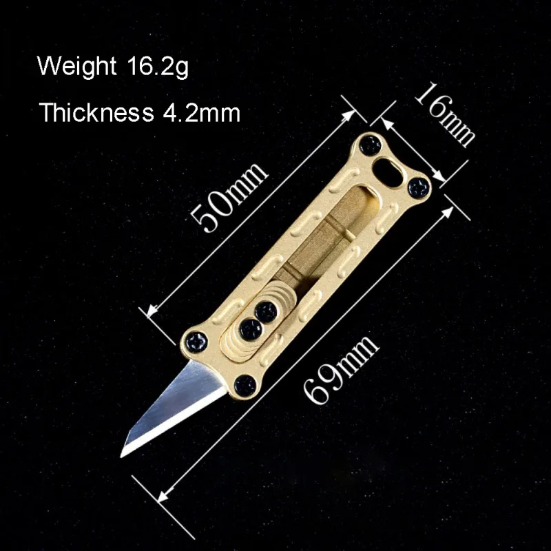EDC Multipurpose Pocket Cutter Keychain Multifunctional Multi Tool Camping Outdoor Pare Peeler Portable Metal Cutlery Survival T