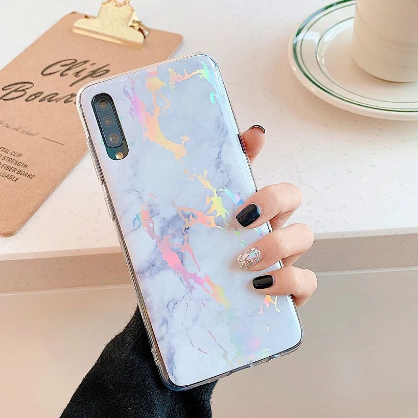 

Signalshin Marble Phone Cases For Samsung Galaxy S9 S8 Note 20 10 Plus 9 8 S20 Ultra S10E S7 edge Soft Marble Texture Back Cover