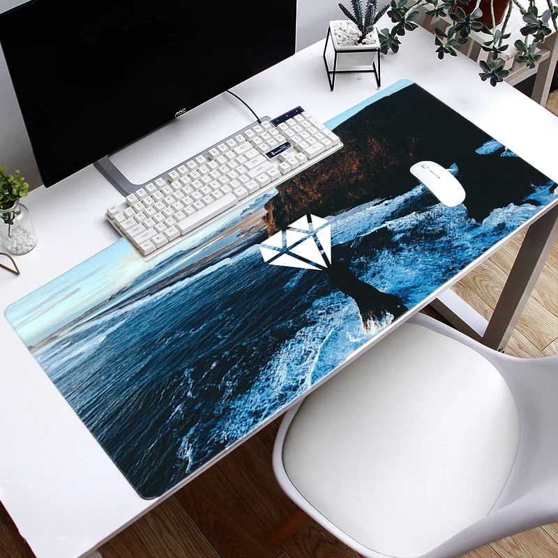 

Gaming Mouse Pad Computer Mousepad Large Mouse Pad Gamer XXL Mouse Big Mause Pad Geometric diamond pattern PC Desk Play Mat