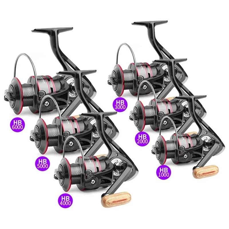 

LINNHUE Fishing Reel Metal Spool Spinning Reel 8KG Max Drag Stainless Steel Handle Line Spool Saltwater Fishing Wheel