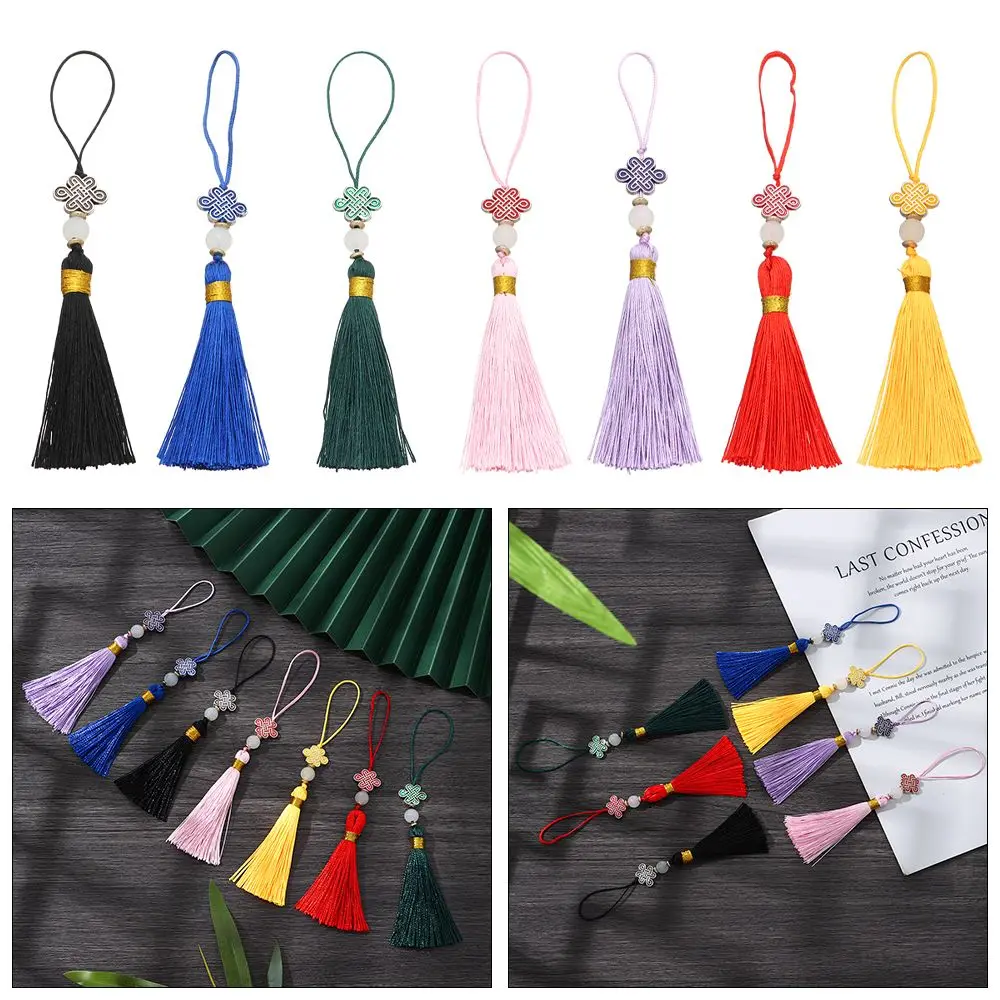 

Home Decor Chinese style Element 14 cm Tassel Phone Knot Tassel Case Pendant New Year
