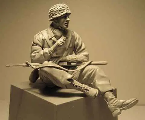 

1/16 ancient Infantry sit and rest (NO BASE ) Resin figure Model kits Miniature gk Unassembly Unpainted