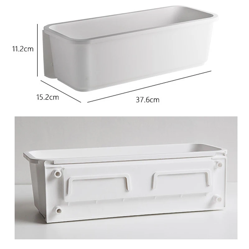 

Kitchen Drawer Shelf Rack Wall-Mounted Storage Basket Push-Pull Cabinet Organizer Bathroom Punch-free Sundries Closet Holder