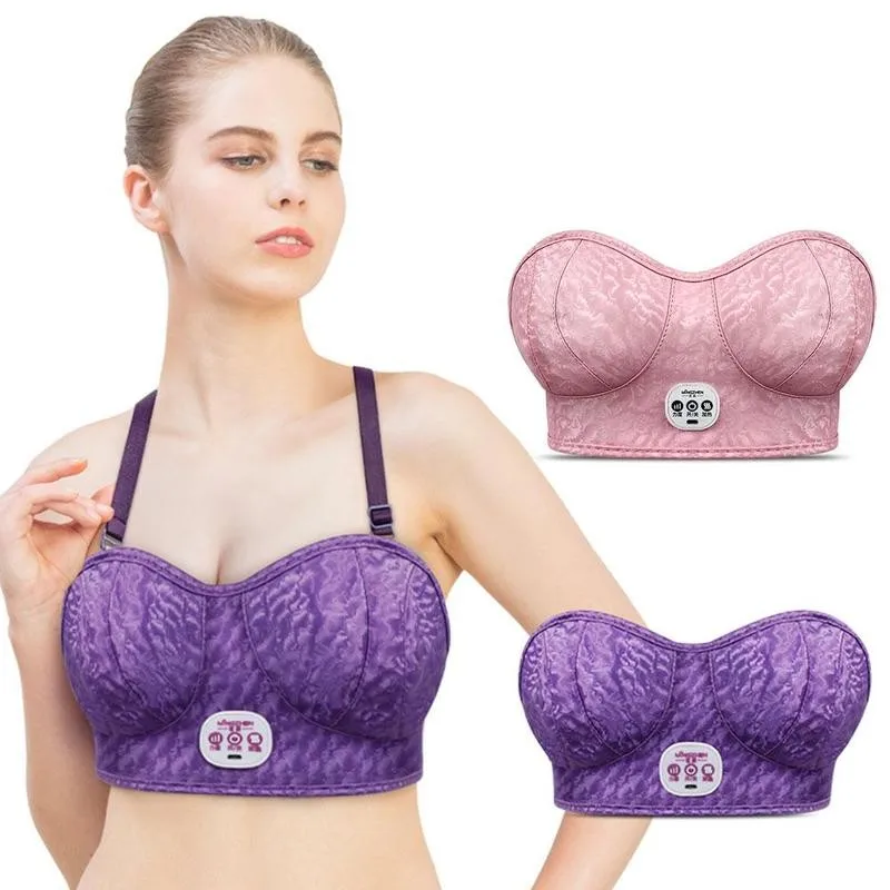 

Electric Bra Massager breast enlarging bra Beauty Chest Breast Sagging Infrared Hyperplasia Tourmaline Massage Vibration Bra